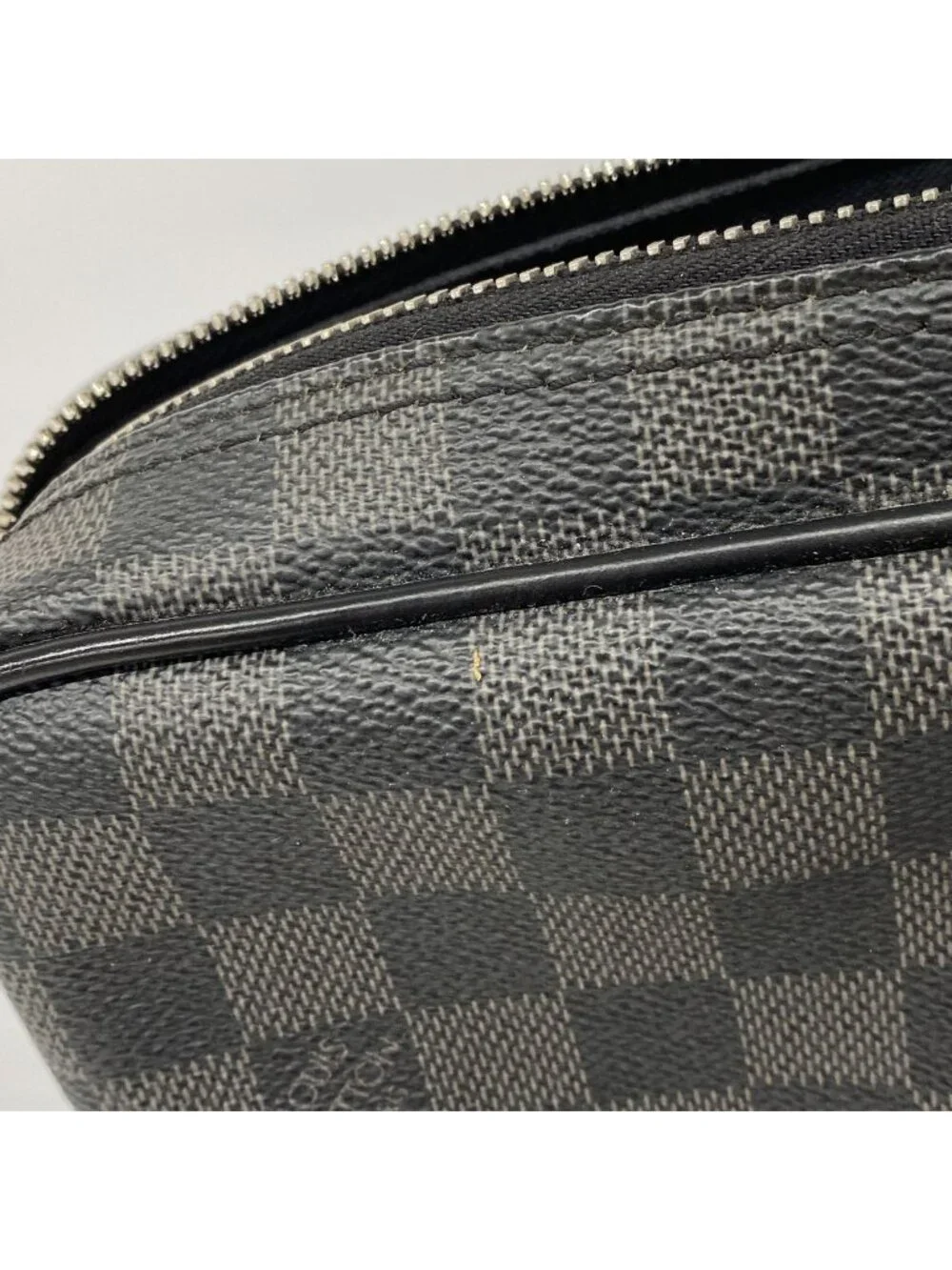 Louis Vuitton Briefcase Damier Graphite Porte Documents Voyage Black Gray